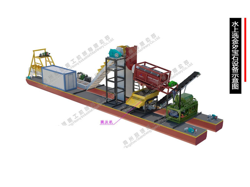 100-150方河道寶石重選礦設備